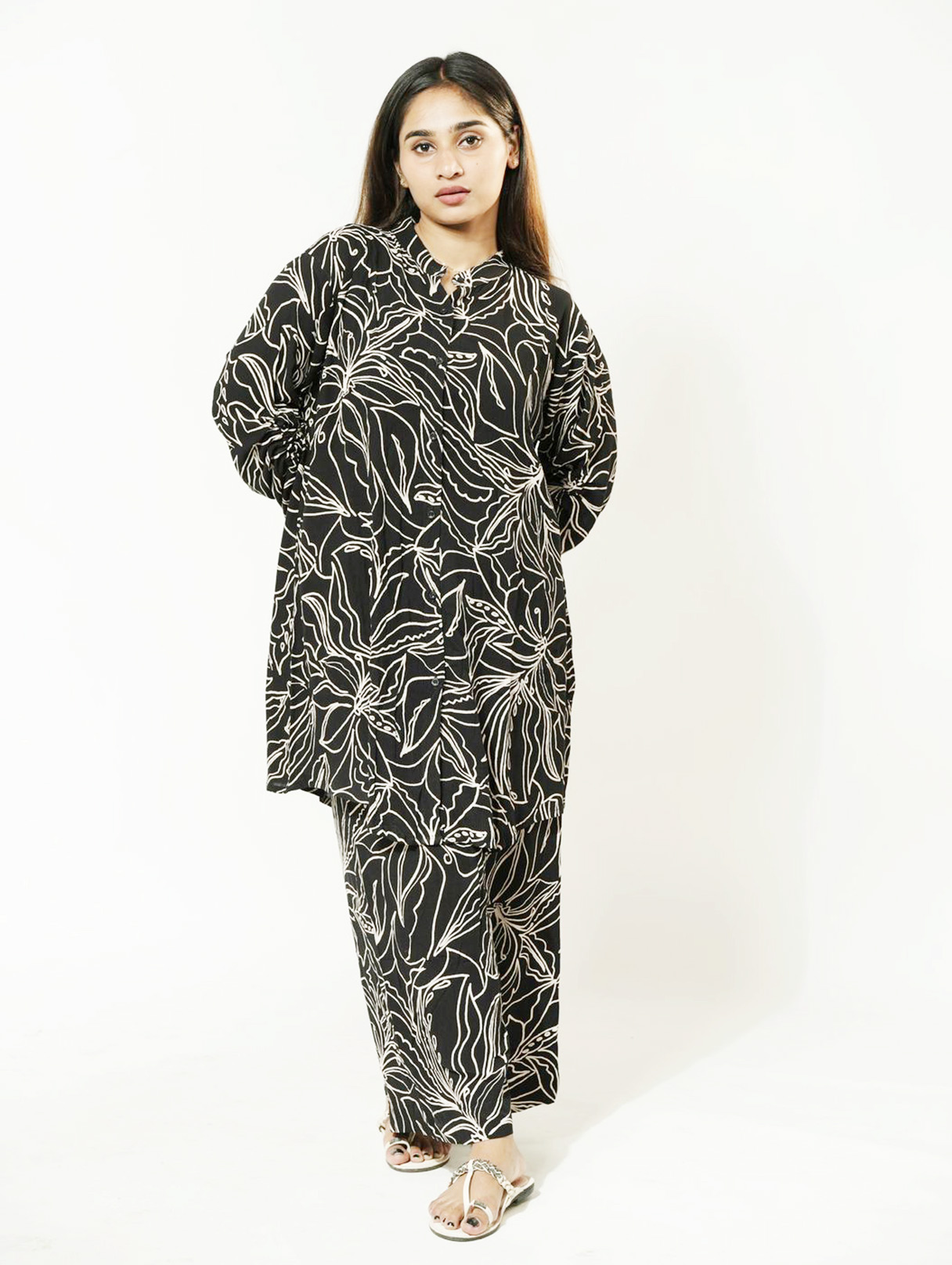 Abstract-Printed-Dress-Co-ord-Set-01